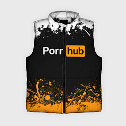 Женский жилет PORNHUB, цвет: 3D-черный