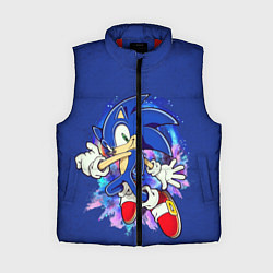 Женский жилет Sonic, цвет: 3D-красный