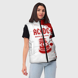 Женский жилет ACDC Back in Black, цвет: 3D-светло-серый — фото 2