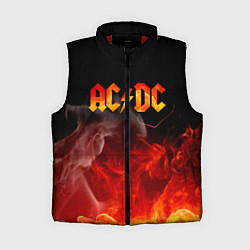 Женский жилет ACDC, цвет: 3D-красный