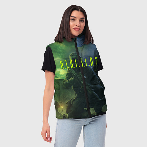 Женский жилет STALKER 2 / 3D-Черный – фото 3