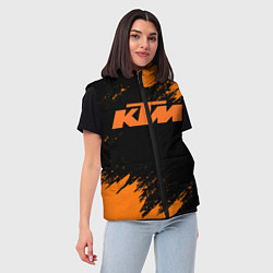 Женский жилет KTM, цвет: 3D-черный — фото 2