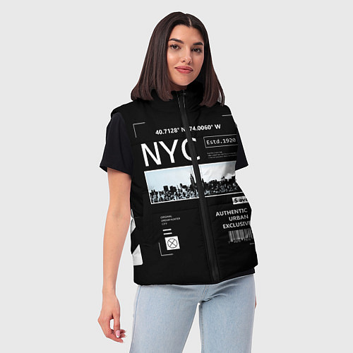 Женский жилет Off-White: NYC / 3D-Красный – фото 3
