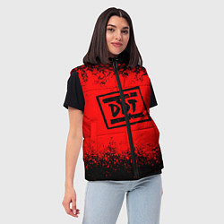 Женский жилет ДДТ Лого, цвет: 3D-черный — фото 2