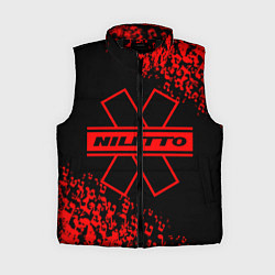 Женский жилет NILETTO, цвет: 3D-черный