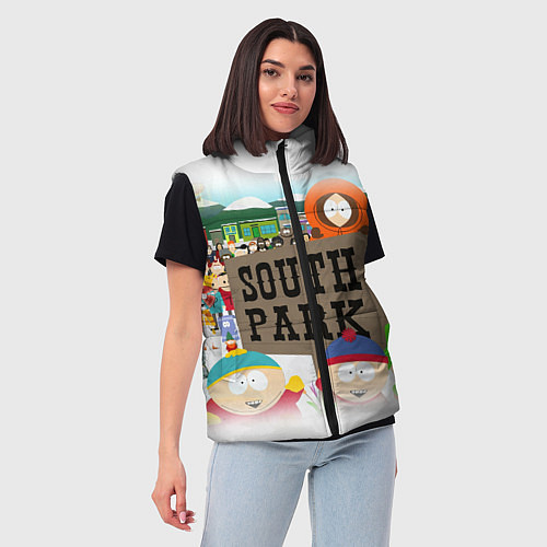 Женский жилет ЮЖНЫЙ ПАРК / 3D-Красный – фото 3