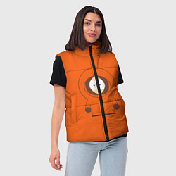 Женский жилет ЮЖНЫЙ ПАРК, цвет: 3D-красный — фото 2