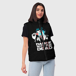 Женский жилет Dance with the dead, цвет: 3D-черный — фото 2
