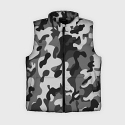 Женский жилет ГОРОДСКОЙ КАМУФЛЯЖ, цвет: 3D-черный