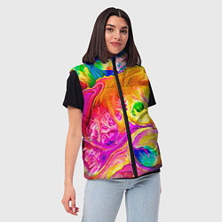 Женский жилет TIE DYE, цвет: 3D-черный — фото 2