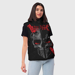 Женский жилет Bullet For My Valentine, цвет: 3D-черный — фото 2