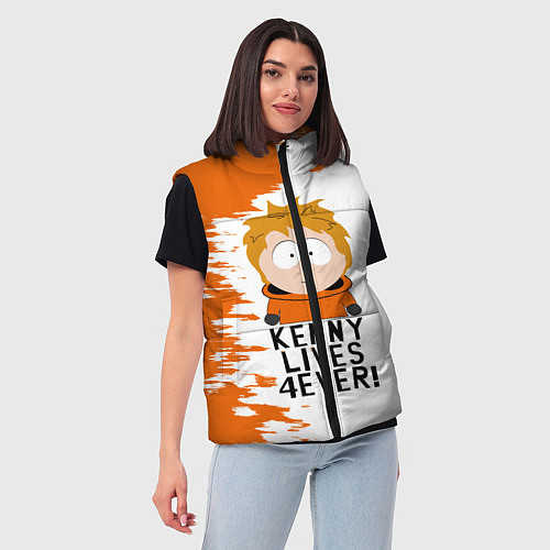 Женский жилет Кенни вечно живой! / 3D-Красный – фото 3