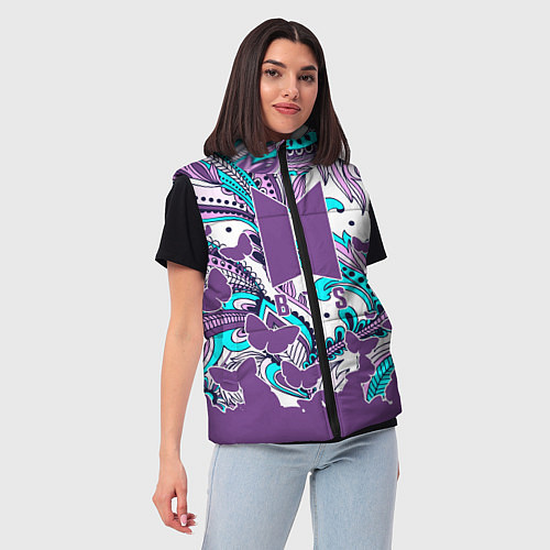 Женский жилет BTS / 3D-Светло-серый – фото 3