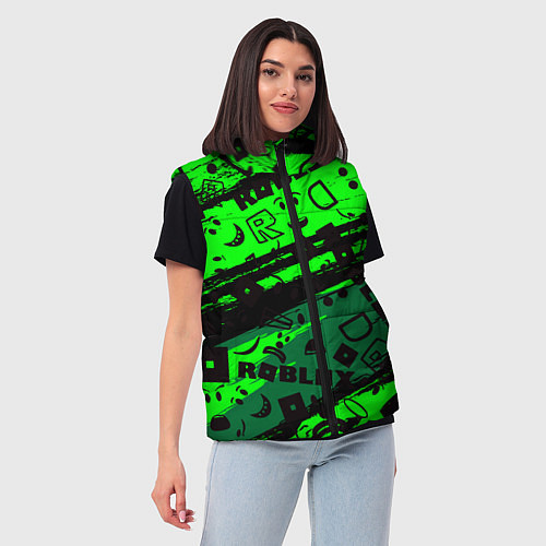 Женский жилет Roblox / 3D-Светло-серый – фото 3