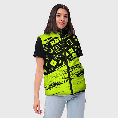 Женский жилет Roblox / 3D-Черный – фото 3