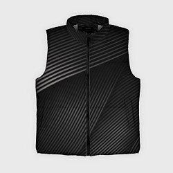 Женский жилет МЕТАЛЛИЧЕСКИЕ ПОЛОСЫ, цвет: 3D-светло-серый