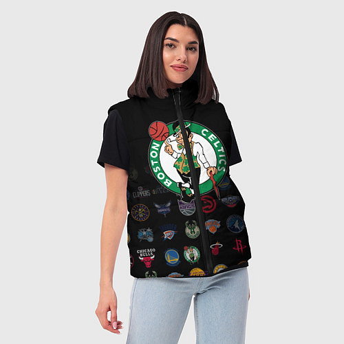 Женский жилет Boston Celtics 1 / 3D-Красный – фото 3