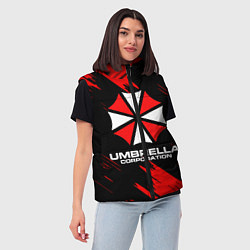 Женский жилет Umbrella Corporation, цвет: 3D-красный — фото 2