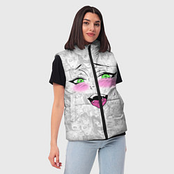 Женский жилет Ахегао, цвет: 3D-красный — фото 2