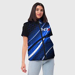 Женский жилет MASS EFFECT N7, цвет: 3D-красный — фото 2