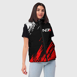 Женский жилет MASS EFFECT N7, цвет: 3D-светло-серый — фото 2