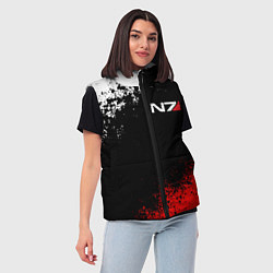 Женский жилет MASS EFFECT N7, цвет: 3D-черный — фото 2