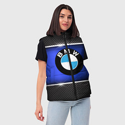 Женский жилет BMW, цвет: 3D-светло-серый — фото 2