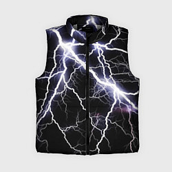 Женский жилет Молния, цвет: 3D-светло-серый