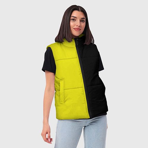 Женский жилет BLACK YELLOW / 3D-Черный – фото 3