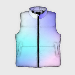 Женский жилет Небесно голубой градиентный