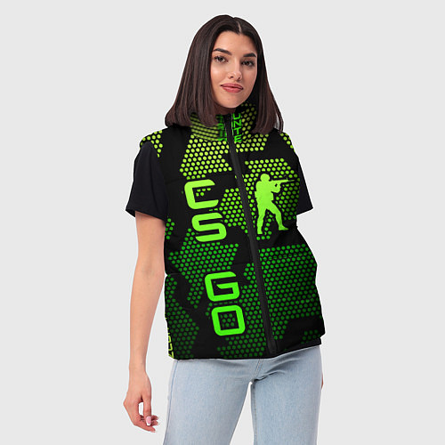 Женский жилет CS GO Oko / 3D-Черный – фото 3