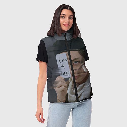 Женский жилет BTS / 3D-Черный – фото 3