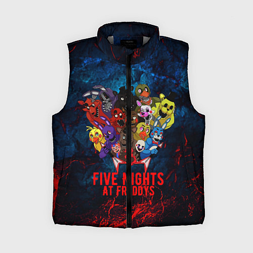 Женский жилет Five Nights At Freddys / 3D-Светло-серый – фото 1