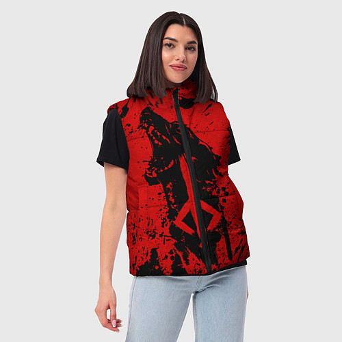Женский жилет BLOODBORNE / 3D-Черный – фото 3