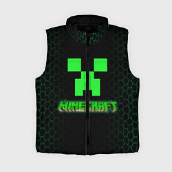 Женский жилет Minecraft, цвет: 3D-черный