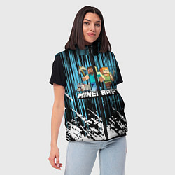 Женский жилет Minecraft, цвет: 3D-красный — фото 2