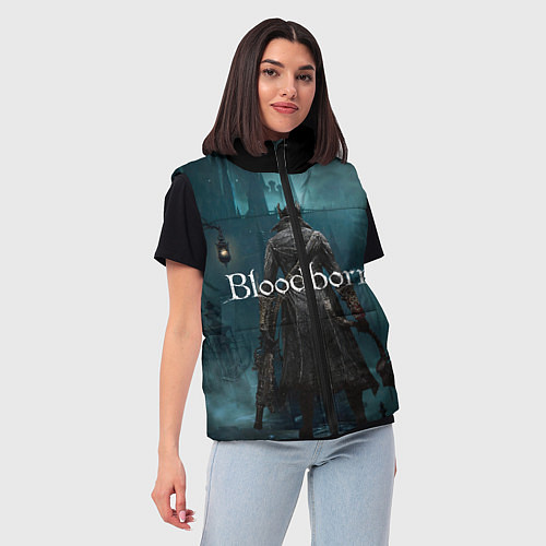 Женский жилет Bloodborne / 3D-Красный – фото 3