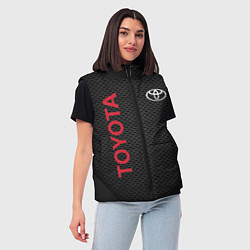 Женский жилет TOYOTA, цвет: 3D-черный — фото 2