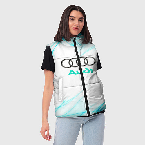 Женский жилет Audi / 3D-Красный – фото 3