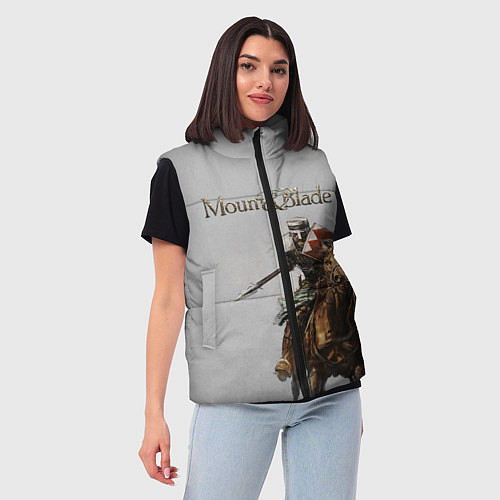 Женский жилет Mount and Blade / 3D-Черный – фото 3