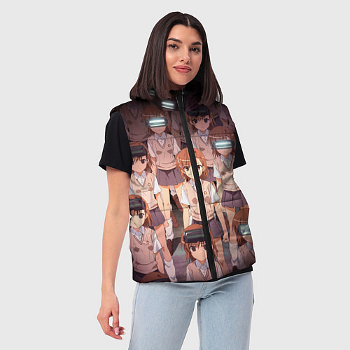 Женский жилет Railgun / 3D-Красный – фото 3