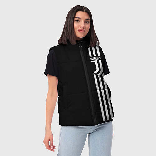 Женский жилет JUVENTUS / 3D-Черный – фото 3