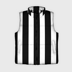 Женский жилет Полоска, цвет: 3D-черный