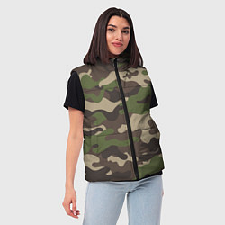 Женский жилет МИЛИТАРИ, цвет: 3D-черный — фото 2