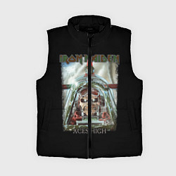 Женский жилет Iron Maiden, цвет: 3D-черный