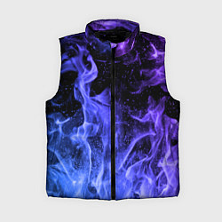 Женский жилет ОГОНЬ, цвет: 3D-черный