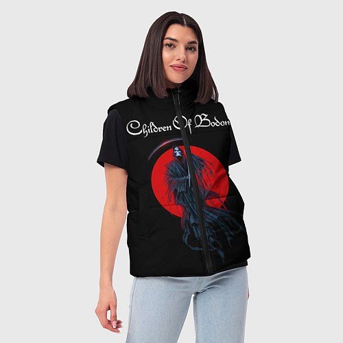 Женский жилет Children of Bodom 19 / 3D-Черный – фото 3