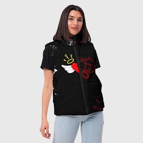 Женский жилет Добро и зло, Payton Moormeier / 3D-Черный – фото 3