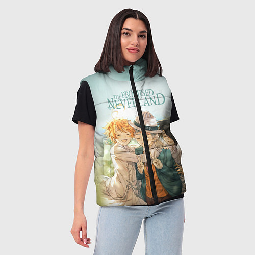 Женский жилет The Promised Neverland / 3D-Светло-серый – фото 3