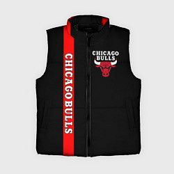 Женский жилет CHICAGO BULLS, цвет: 3D-черный